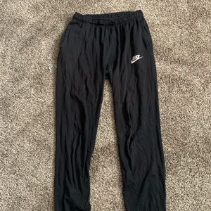 Black Nike joggers